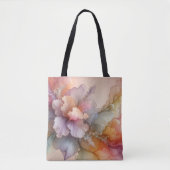 Abstract Pastel Lavender Floral Cloud Landscape Tote Bag (Voorkant)