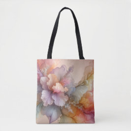 Abstract Pastel Lavender Floral Cloud Landscape Tote Bag