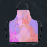 Abstract Pastel Layers  Schort<br><div class="desc">A modern apron featuring soft abstract layers in pastel pink, purple and peach tones. The translucent, watercolor‑inspired shapes bring a calming, artistic elegance to everyday cooking, baking and creative kitchen moments. Lightweight, comfortable and designed for full coverage, this apron blends practical protection with a serene, contemporary aesthetic. A refined choice...</div>