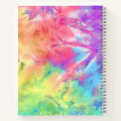 Abstract pastel regenboogvaar batik notitieboek (Achterkant)