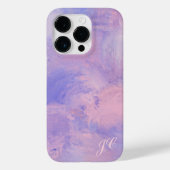 Abstract Pastel Roze en Blauw Case-Mate iPhone Case (Achterkant)