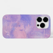 Abstract Pastel Roze en Blauw Case-Mate iPhone Case (Achterkant (horizontaal))