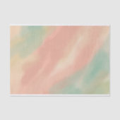 Abstract pastel roze groen geel tissuepapier (Voorkant)