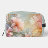 Abstract Pastel Sea Foam Floral Cloud Landscape Toilettasje (Achterkant)