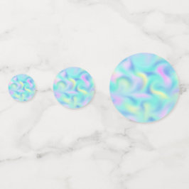 Abstract Pastel Swirls Pattern Confetti