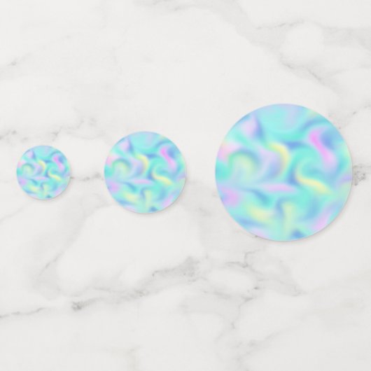 Abstract  Pastel Swirls Pattern Confetti (Voorkanten)