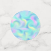 Abstract  Pastel Swirls Pattern Confetti (Kleine voorkant)