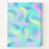 Abstract  Pastel Swirls Pattern Notitieboek (Achterkant)
