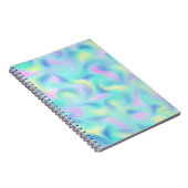 Abstract Pastel Swirls Pattern Notitieboek (Rechterzijde)