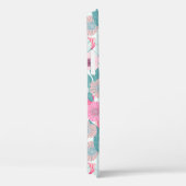 Abstract pastelbloempatroon. Mooie roze bloem Case-Mate iPhone Case (Achterkant / Rechts)