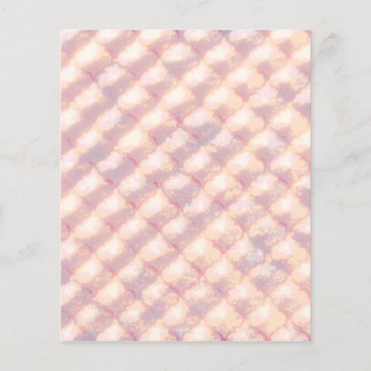 Abstract pastelkleurig gloeiend vierlobbig patroon flyer (Voorkant)