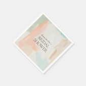 Abstract pastelschilderij Elegant Vrijgezellenfees Servet (Hoek)