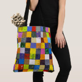 Abstract patchwerk tote bag (Dichtbij)