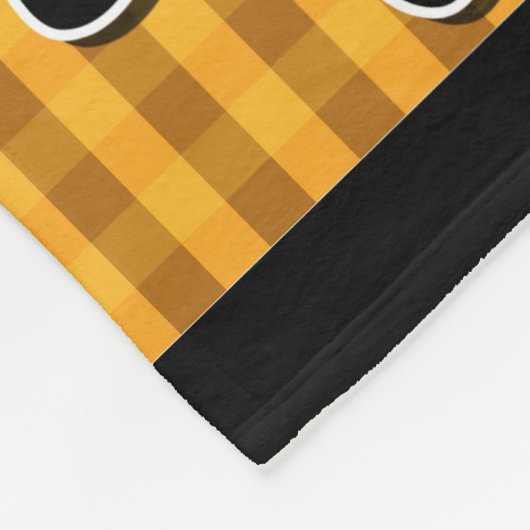 Abstract patchwork-quiltief retro- patroon fleece deken (Hoek)