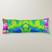 Abstract Patchwork Zonnebloem Tuin Collage Lichaamskussen (Achterkant)