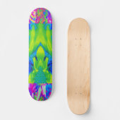 Abstract Patchwork Zonnebloem Tuin Collage Persoonlijk Skateboard (Voorkant)