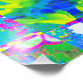Abstract Patchwork Zonnebloem Tuincollage Foto Afdruk (Hoek)
