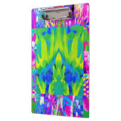 Abstract Patchwork Zonnebloem Tuincollage Klembord (Links)
