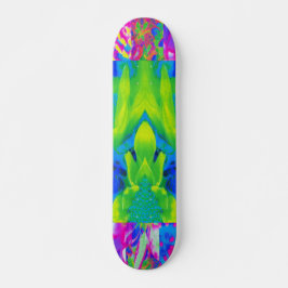 Abstract patchwork zonnebloem Tuinkraakbeen Persoonlijk Skateboard