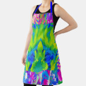 Abstract patchwork zonnebloem Tuinkraakbeen Schort (Insitu)