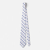 Abstract Patriotic Fractal Stars Necktie Stropdas (Voorkant)