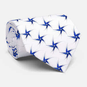 Abstract Patriotic Fractal Stars Necktie Stropdas