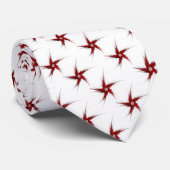 Abstract Patriotic Fractal Stars Necktie Stropdas (Opgerold)