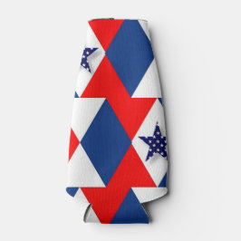 Abstract patriottisch flesjeskoeler