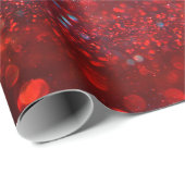 Abstract patriottisch rood en blauw glitter cadeaupapier (Rol Hoek)