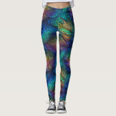 Abstract patroon 01 leggings (Voorkant)