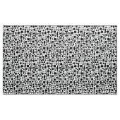 Abstract Patroon 020517 - Zwart op Wit Stof (Yard (91,4 cm))