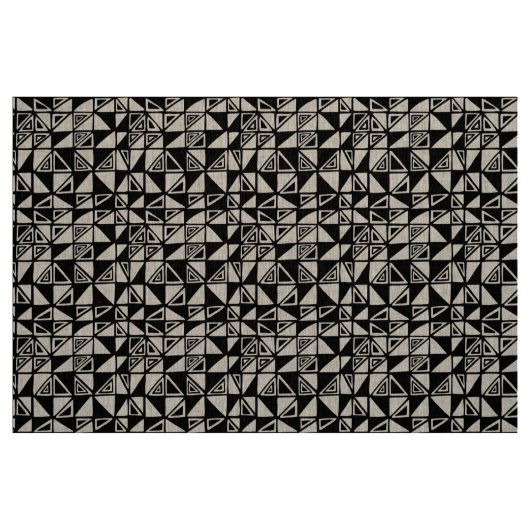 Abstract patroon 051115 - zwart stof (Fat Quarter)