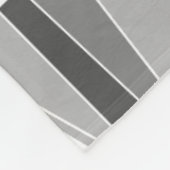 Abstract patroon 070721 - Grijze schaduwen Fleece Deken (Hoek)