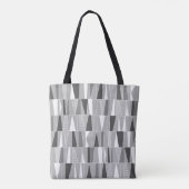 Abstract patroon 070721 - Grijze schaduwen Tote Bag (Achterkant)