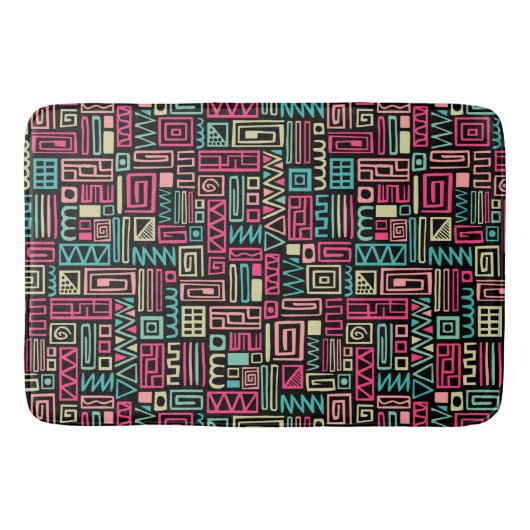 Abstract patroon 110122 - Kleuren 01 Badmat (Voorkant)