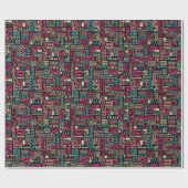 Abstract patroon 110122 - Kleuren 01 Cadeaupapier (Vlak)