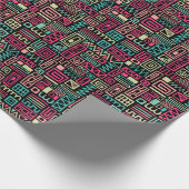 Abstract patroon 110122 - Kleuren 01 Cadeaupapier (Hoek)