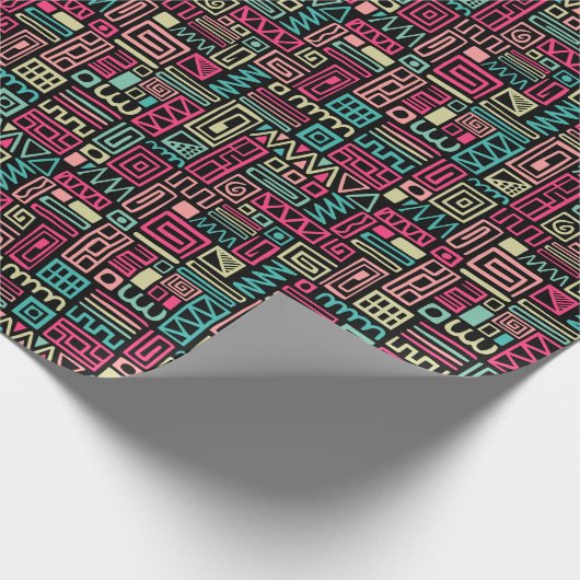 Abstract patroon 110122 - Kleuren 01 Cadeaupapier (Hoek)