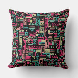 Abstract patroon 110122 - Kleuren 01 Kussen