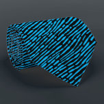 Abstract patroon 140523 - Sky Blue en Black Stropdas<br><div class="desc">Een naadloos abstract patroon dat uit onregelmatige hand getrokken lijnen bestaat die een interessant textuureffect creëren. NB: De lijnkleur kan worden aangepast.</div>