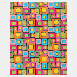 Abstract patroon 140621 fleece deken