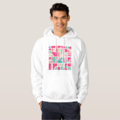 Abstract patroon 170715 hoodie (Voorkant volledig)