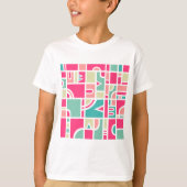 Abstract patroon 170715 t-shirt (Voorkant)