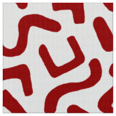 Abstract patroon 170822 - Ruby Red op wit Stof (Close Up)