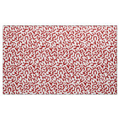 Abstract patroon 170822 - Ruby Red op wit Stof (Yard (91,4 cm))
