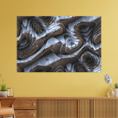 Abstract patroon 1 canvas afdruk (Insitu (Woonkamer))