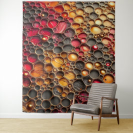 Abstract Patroon 1 - Kunstwerk in reliëf Wandkleed