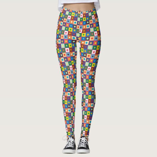 Abstract Patroon 220524 Leggings (Voorkant)