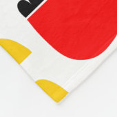 Abstract patroon 280515 fleece deken (Hoek)