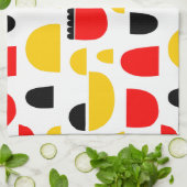 Abstract patroon 280515 theedoek (Gevouwen)